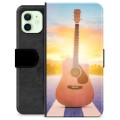 iPhone 12 Premium Schutzhülle mit Geldbörse - Gitarre