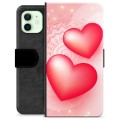 iPhone 12 Premium Schutzhülle mit Geldbörse - Liebe