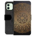 iPhone 12 Premium Schutzhülle mit Geldbörse - Mandala