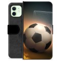 iPhone 12 Premium Schutzhülle mit Geldbörse - Fußball