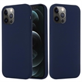 iPhone 12/12 Pro Liquid Silikon Case - MagSafe-kompatibel - Dunkel Blau