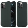 iPhone 12/12 Pro Liquid Silikon Case - MagSafe-kompatibel - Dunkel Grün
