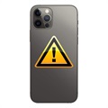 iPhone 12 Pro Max Akkufachdeckel Reparatur - inkl. Rahmen - Schwarz