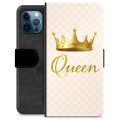 iPhone 12 Pro Premium Schutzhülle mit Geldbörse - Königin