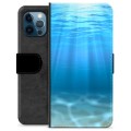 iPhone 12 Pro Premium Schutzhülle mit Geldbörse - Meer