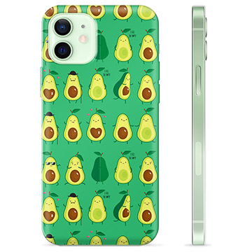 iPhone 12 TPU Hülle - Avocado Muster