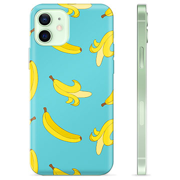 iPhone 12 TPU Hülle - Bananen