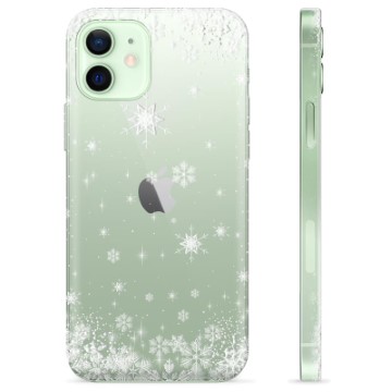 iPhone 12 TPU Hülle - Schneeflocken