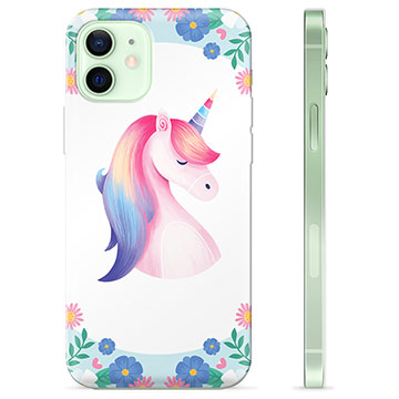 iPhone 12 TPU Hülle - Einhorn