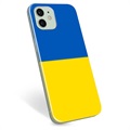 iPhone 12 TPU Hülle Ukrainische Flagge - Gelb und Lichtblau