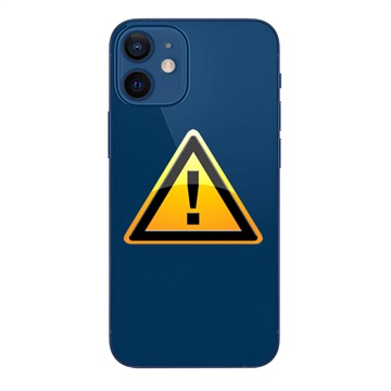 iPhone 12 mini Akkufachdeckel Reparatur - inkl. Rahmen - Blau