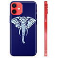 iPhone 12 mini TPU Hülle - Elefant