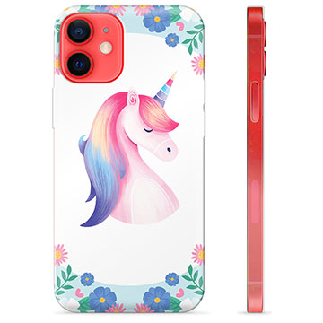 iPhone 12 mini TPU Hülle - Einhorn