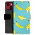 iPhone 13 Mini Premium Schutzhülle mit Geldbörse - Bananen