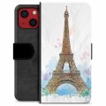 iPhone 13 Mini Premium Schutzhülle mit Geldbörse - Paris