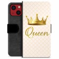 iPhone 13 Mini Premium Schutzhülle mit Geldbörse - Königin