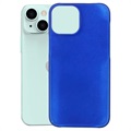 iPhone 13 Mini Gummierte Kunststoff Hülle - Blau
