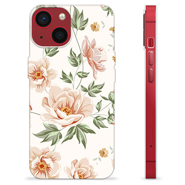 iPhone 13 Mini TPU Hülle - Blumen