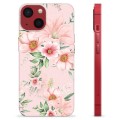 iPhone 13 Mini TPU Hülle - Aquarell Blumen