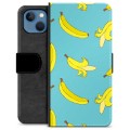 iPhone 13 Premium Schutzhülle mit Geldbörse - Bananen