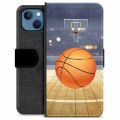 iPhone 13 Premium Schutzhülle mit Geldbörse - Basketball