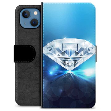 iPhone 13 Premium Schutzhülle mit Geldbörse - Diamant