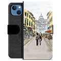 iPhone 13 Premium Schutzhülle mit Geldbörse - Italien Straße