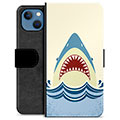 iPhone 13 Premium Schutzhülle mit Geldbörse - Haifischkopf
