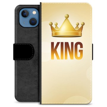 iPhone 13 Premium Schutzhülle mit Geldbörse - König