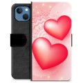 iPhone 13 Premium Schutzhülle mit Geldbörse - Liebe