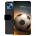 iPhone 13 Premium Schutzhülle mit Geldbörse - Fußball