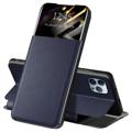 iPhone 13 Pro Max Front Smart View Flip Hülle - Blau