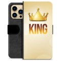 iPhone 13 Pro Max Premium Schutzhülle mit Geldbörse - König