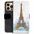 iPhone 13 Pro Max Premium Schutzhülle mit Geldbörse - Paris