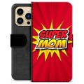 iPhone 13 Pro Max Premium Schutzhülle mit Geldbörse - Super Mom