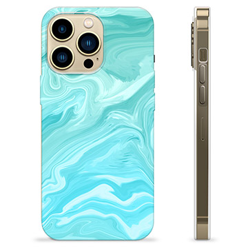 iPhone 13 Pro Max TPU Hülle - Blauer Marmor