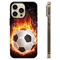 iPhone 13 Pro Max TPU Hülle - Fußball Flamme