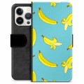 iPhone 13 Pro Premium Schutzhülle mit Geldbörse - Bananen