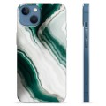 iPhone 13 TPU Hülle - Smaragd Marmor