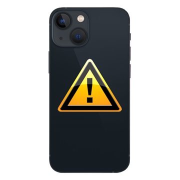 iPhone 13 mini Akkufachdeckel Reparatur - inkl. Rahmen - Schwarz