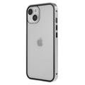 iPhone 14 Magnetisches Cover mit Panzerglas - Silber