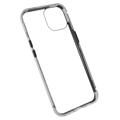 iPhone 14 Magnetisches Cover mit Panzerglas - Silber