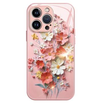 iPhone 14 Pro Max Blumenstrauß Hybridhülle - Rosa