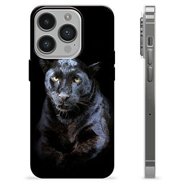iPhone 14 Pro TPU Hülle - Schwarzer Panther