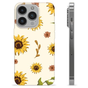 iPhone 14 Pro TPU Hülle - Sonnenblume