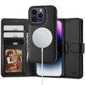 iPhone 14 Pro Tech-Protect 2-in-1 Wallet Case - Magsafe-kompatibel - Schwarz