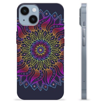 iPhone 14 TPU Hülle - Buntes Mandala