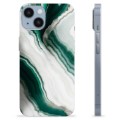 iPhone 14 TPU Hülle - Smaragd Marmor