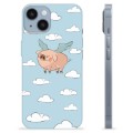 iPhone 14 TPU Hülle - Fliegendes Schwein