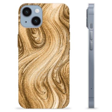 iPhone 14 TPU Hülle - Goldener Sand